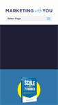 Mobile Screenshot of marketingwithyou.com